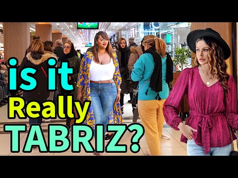 Iran Tabriz city | walking in Tabriz | modern shopping mall | Iran mall vlog