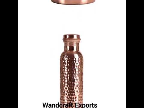 Wandcraft Exports Dotted Copper Water Bottle