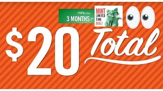 Mint Mobile review $20, 90 days of service Promo Code below
