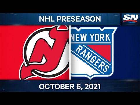 NHL Pre-Season Highlights | Devils vs. Rangers - Oct. 6, 2021