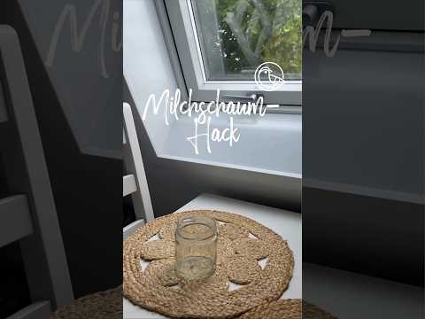 Milchschaum Hack: Perfekter Milchschaum ohne Milchaufschäumer! #coffee #coffeetips