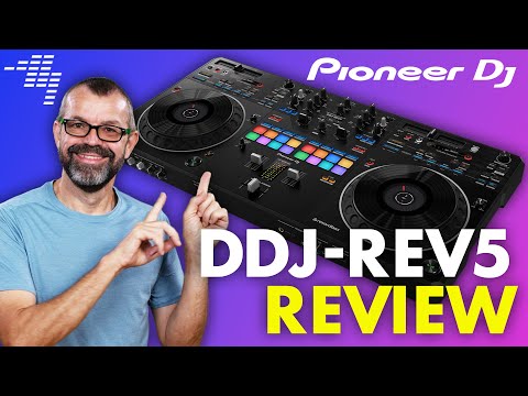 Pioneer DJ DDJ-REV5 Review - All New Features Demoed! [Piano Play, Auto BPM Transition, Stems..]