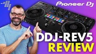 Video thumbnail for Pioneer DJ DDJ-REV5 Review - All New Features Demoed! [Piano Play, Auto BPM Transition, Stems..] by Digital DJ Tips