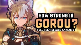 GEO LOOKIN KINDA NUTS... Gorou Pre-Release Analysis [Best Artifacts, Teams &amp; Weapons] Genshin Impact