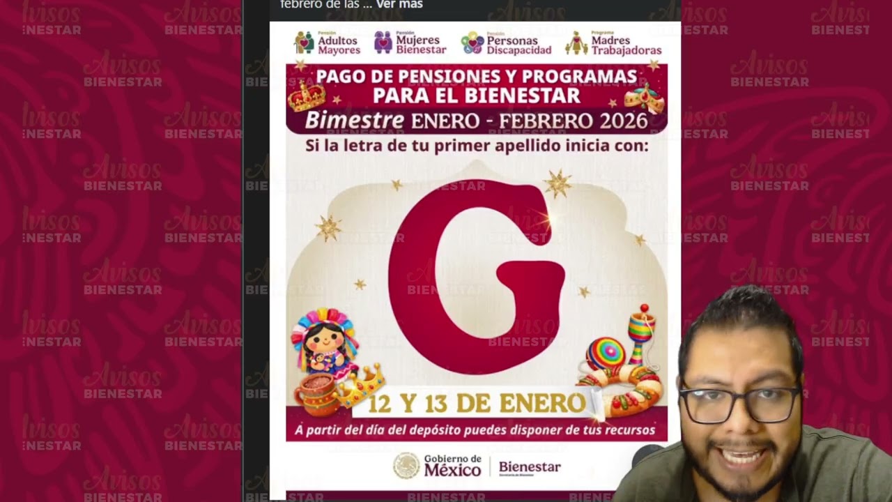 Hoy 13 de enero a esto adultos mayores y mujeres de 60 a 64 años les toca pago pensión bienestar