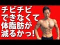 お腹の体脂肪を減らすチビチビ大作戦!