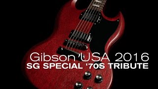 Video thumbnail for Gibson 2016 SG Special '70s Tribute Overview  •  Wildwood Guitars by Wildwood Guitars