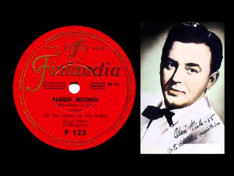 PARIISIN NEITONEN (MADEMOISELLE DE PARIS), Olavi Virta ja NEA-sekstetti levyttivät 15.11.1950
