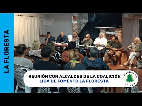 Reunión con Alcaldes de la Coalición Republicana en Liga de Fomento de La Floresta