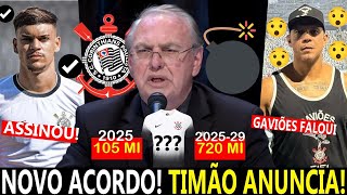 R$ 720 MILHÕES pelo MASTER do CORINTHIANS! TIMÃO ANUNCIA RENOVAÇÃO! COPA do BRASIL e+