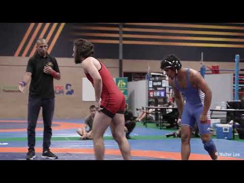 LEO DADGOSTAR vs MARCEL ROGERS  [4K VIDEO] - NATIONAL WRESTLING CHAMPIONSHIPS 22