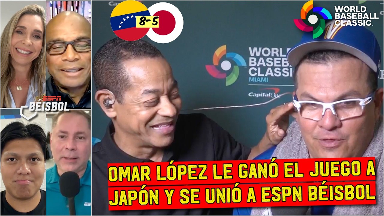 OMAR LÓPEZ LE GANÓ el juego a JAPÓN con sus MOVIMIENTOS y VENEZUELA está en SEMIS | ESPN Beisbol