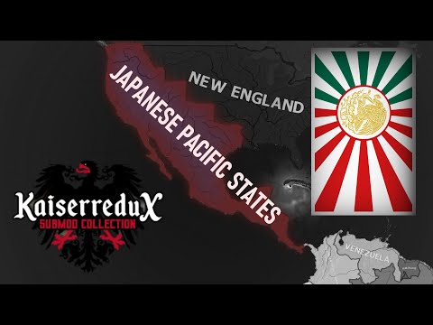 Japanese United States Timelapse - HOI4 Kaiserredux
