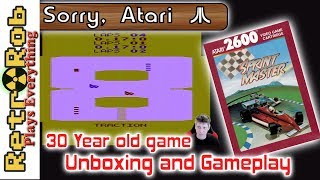 Sorry Atari #33: Sprint Master Unboxing and Gameplay