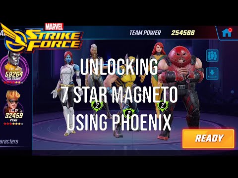 Unlocking 7 Star Magneto using Phoenix - Marvel Strike Force