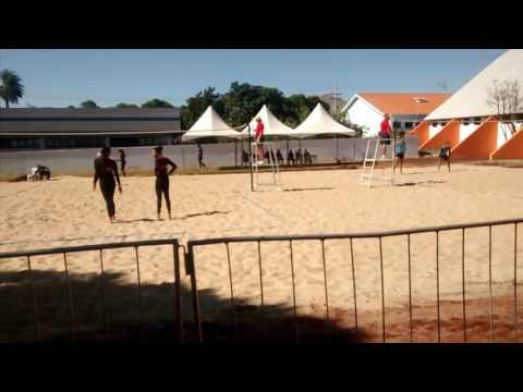 Jogos regionais Andradina sp. Vôlei de areia torcida show