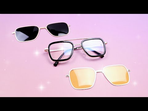 One frame. Three looks~❤️Zarek Aviator transforms with just one clip.