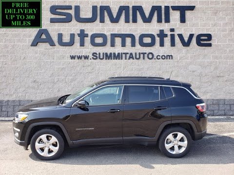 2019 JEEP COMPASS 4X4 LATITUDE COLD WEATHER DIAMOND BLACK WALK AROUND REVIEW 9J392A SOLD! SUMMITAUTO