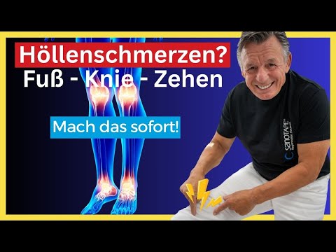 Excruciating pain in your feet, toes, and knees? 👉 This exercise helps immediately! #FootPain