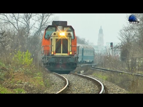 Trafic Feroviar in Oradea - Rail Traffic in Oradea - Bahnverkehr in Oradea - 18 December 2015