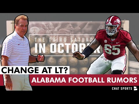 Alabama Football Rumors: Nick Saban On JC Latham To LT, Offensive Line, Trezmen Marshall Injury News Video