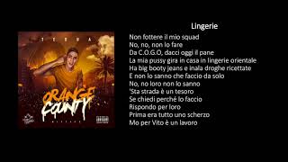 Tedua - Lingerie (Lyrics)