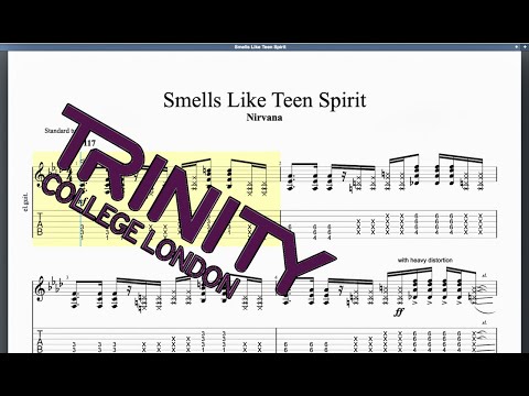Smells Like Teen Spirit Trinity Grade 4 Guitar