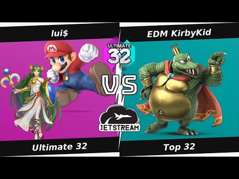 Ultimate 32 Top 32 W - Lui$ (Palutena, Mario) Vs. EDM KirbyKid (King K. Rool) Smash Ultimate - SSBU