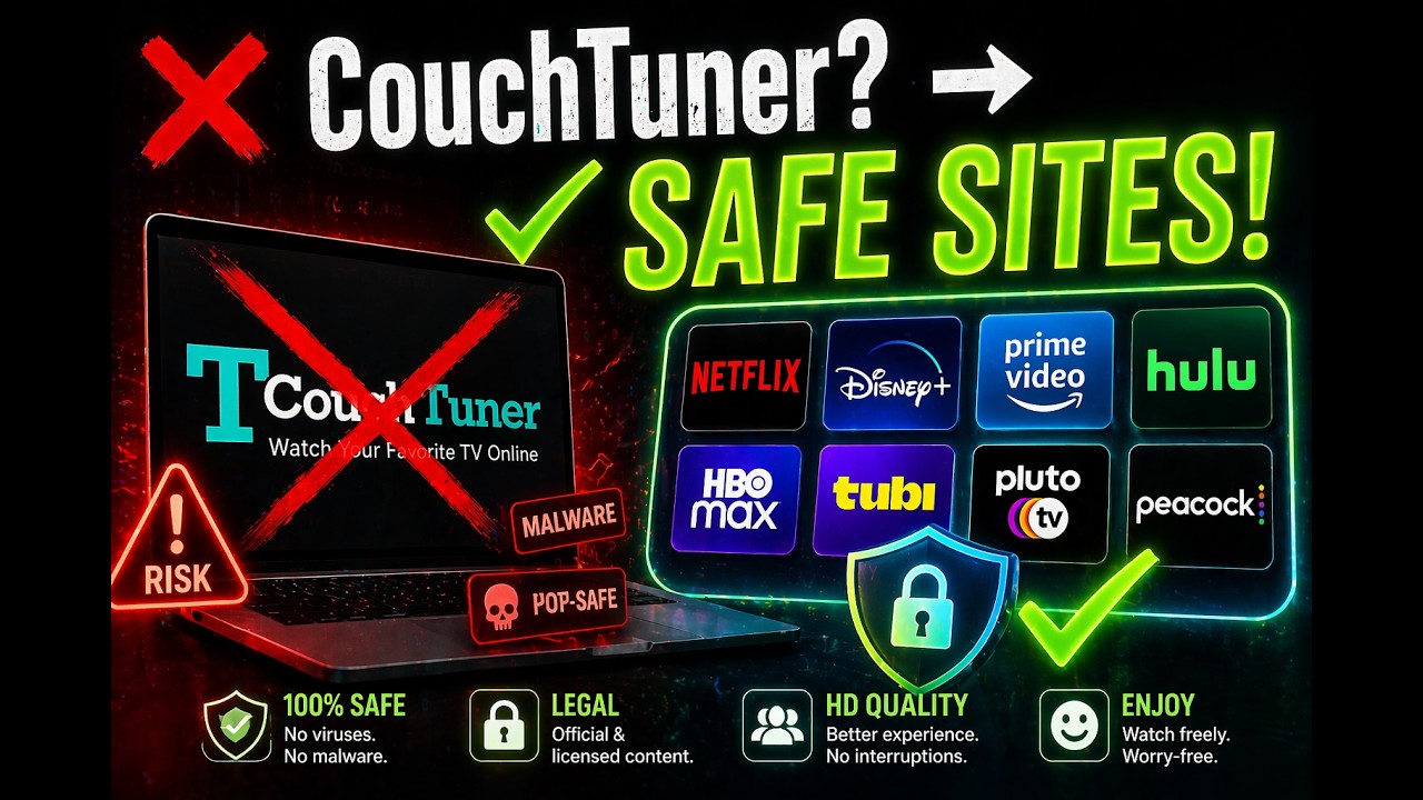 Top FREE CouchTuner Alternatives in 2026 (100% Legal!)