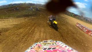 preview picture of video 'GoPro HD: Kyle Chisholm Moto 1 Lap 2012 Lucas Oil Pro Motocross Championship High Point'