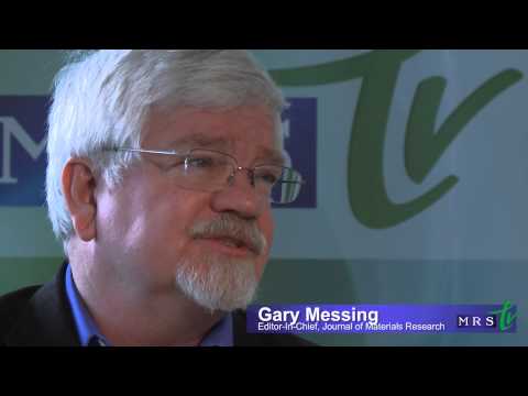 2014 MRS Spring Meeting - Journal of Materials Research - G.Messing, S.Misture