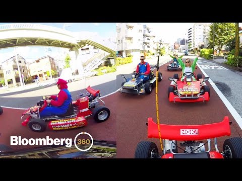Real-Life Mario Kart in Tokyo in 360