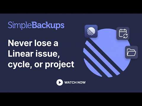 Never lose a Linear issue, cycle, or project