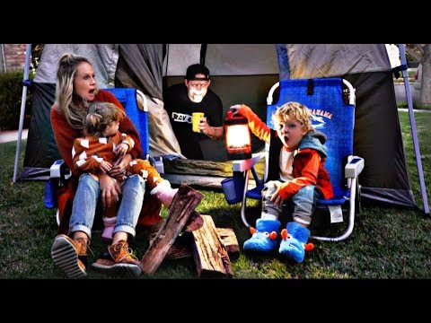 Tydus CAMPS OVERNIGHT On The Front Lawn!!