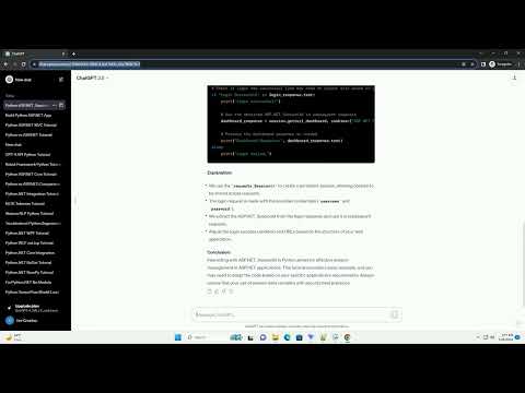 Python Asp Net Sessionid