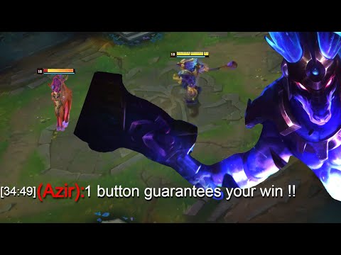 The Great Nasus vs Lillia and Azir Showdown: An Irony-Filled Adventure.