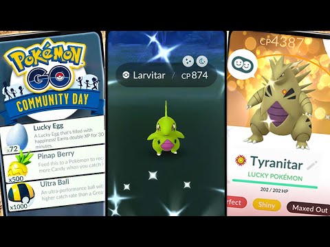 LARVITAR is BACK!! Community Day Classic | Pokémon GO