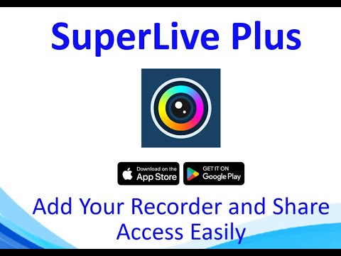 SuperLive Plus App – Add & Share Devices (ENS Titanium Recorder)