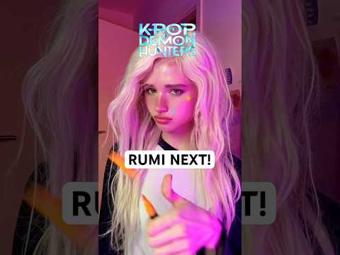 OMG i drew RUMI from KPOP demon Hunters in Realism and i can’t stop loooking at her😭😳#rumi