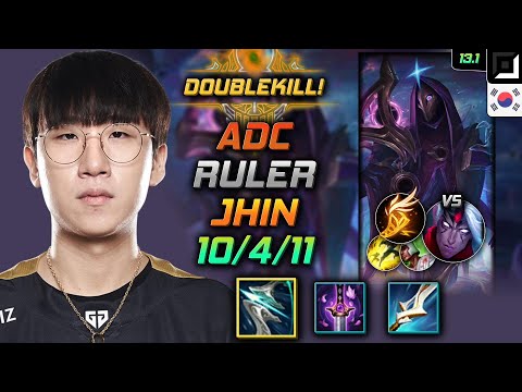 Ruler Adc Jhin Build Galeforce Fleet Footwork - Jhin Adc vs Varus - LOL KR 13.1