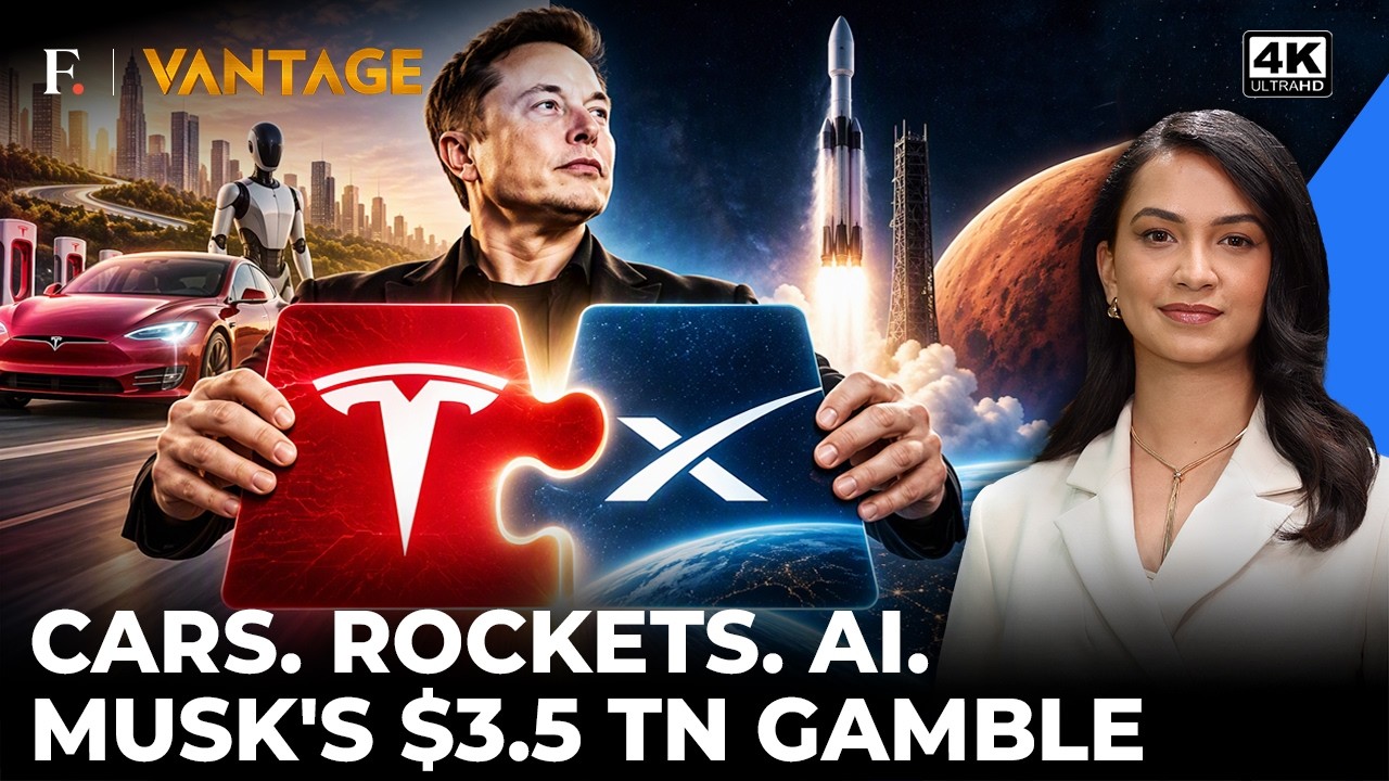 'Tap Dancing Through a Minefield': Elon Musk Eyes $3.5 Trillion Tesla, SpaceX Mega-Merger | Vantage