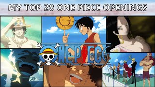 Download lagu My top 28 One Piece Openings (Ranked   with a score) mp3