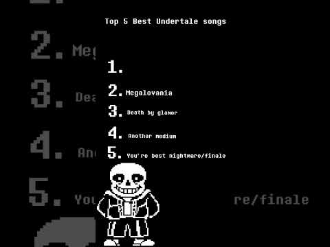 Top 5 best undertale songs #undertale