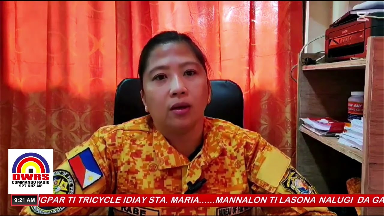 Fire safety inspection, ipalpalagip iti BFP idiay ili a Caoayan
