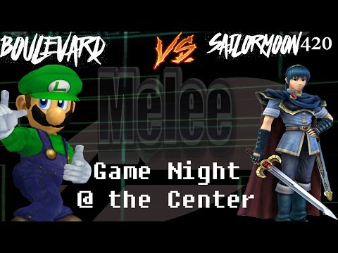 GN@C #1 - Boulevard (Luigi) vs SailorMoon420 (Marth) SSBM Loser's Quarters