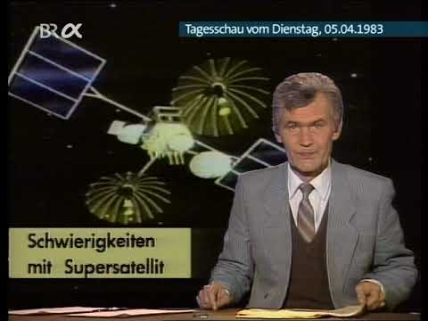 ARD Tagesschau vom 05.04.1983 - Shuttle STS-6 Satellitentransport