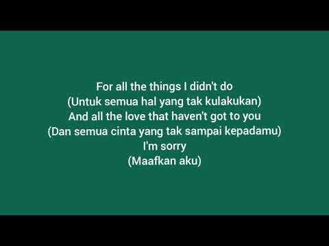Pamungkas - Sorry (Lirik dan Terjemahan)