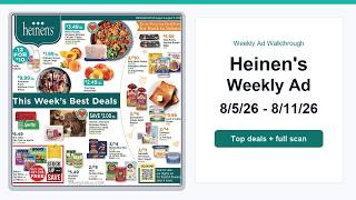 Heinen's Weekly Ad (8/5/26 - 8/11/26) Top 10 Deals