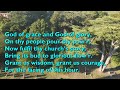 God of Grace and God of Glory (Tune: Westminster Abbey - 4vv) [with lyrics for congregations]