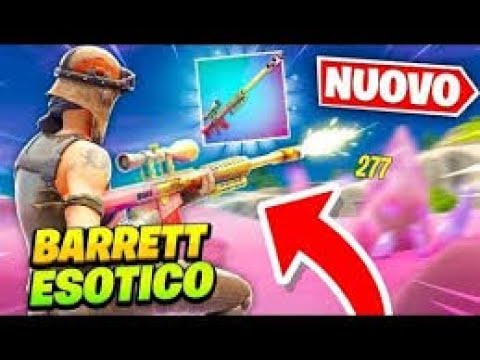 nuovo barrett esotico  fucile boom da cecchino op